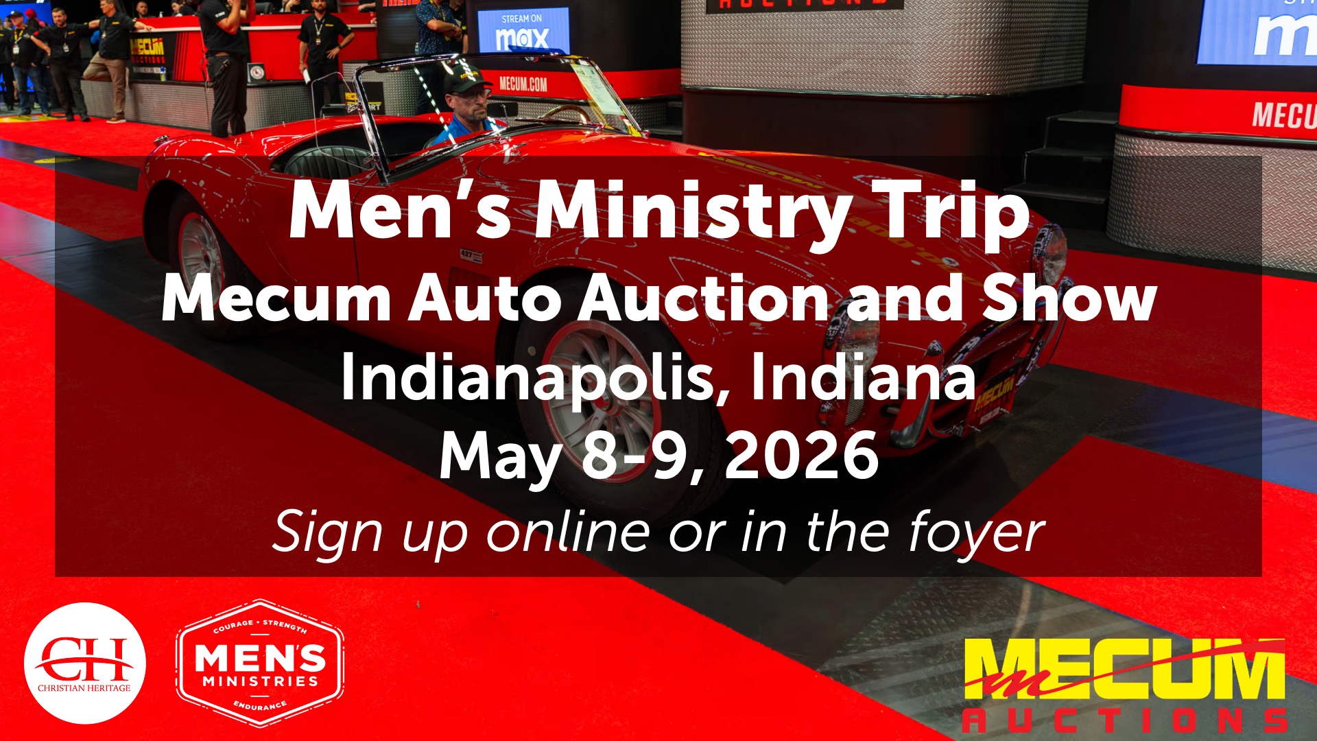 Men's Mecum Auction Trip